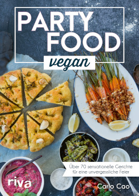 Buchcover Partyfood vegan