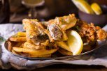 Bananenblüten-BackVisch - veganer Backfisch im Bierteigmantel